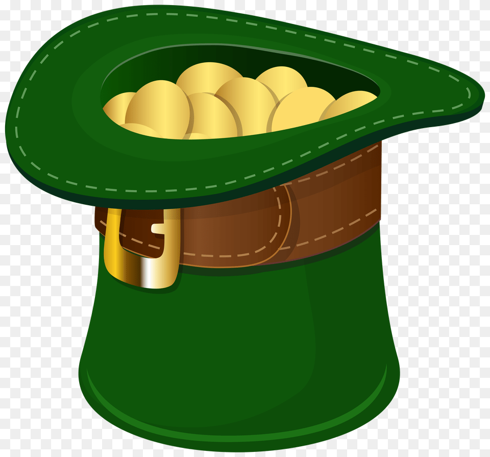 Leprechaun Hat Clip Art, Bag Png Image