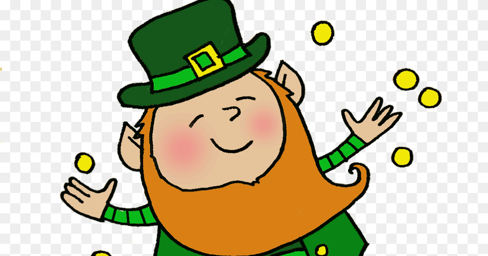 Leprechaun On A Pot Of Gold, Baby, Person, Cartoon, Face Free Png