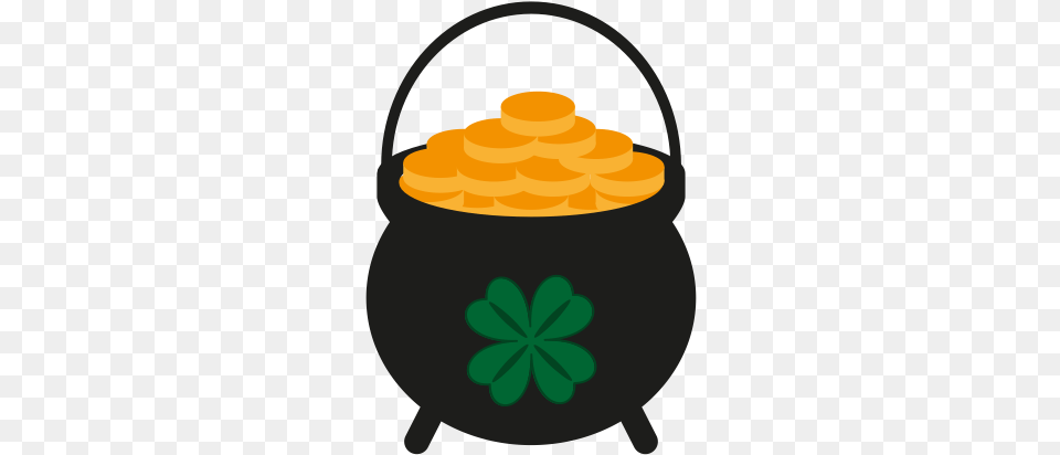 Leprechaun Pot Of Gold 2 Image Pot Of Gold Leprechaun, Cookware, Dutch Oven, Food, Meal Free Transparent Png