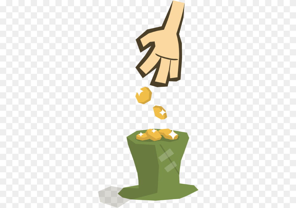 Leprechaun Pot Of Gold, Bag, Person Free Png