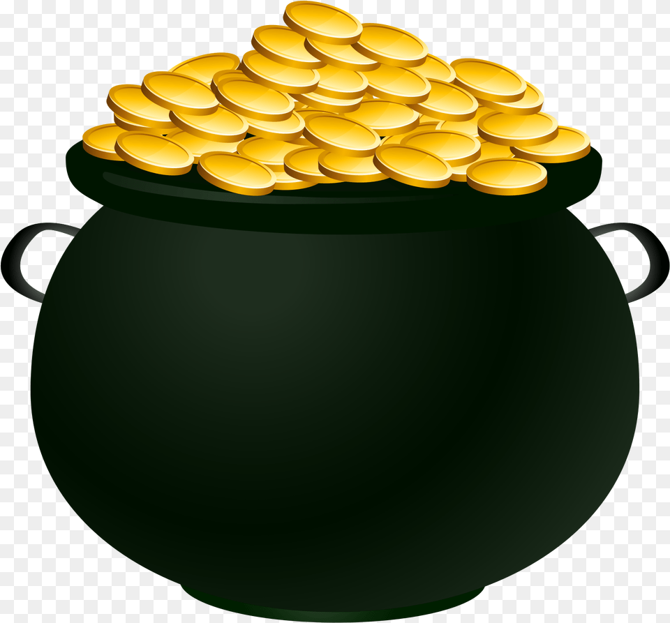 Leprechaun Pot Of Gold 3 Transparent Pot Of Gold, Jar Free Png