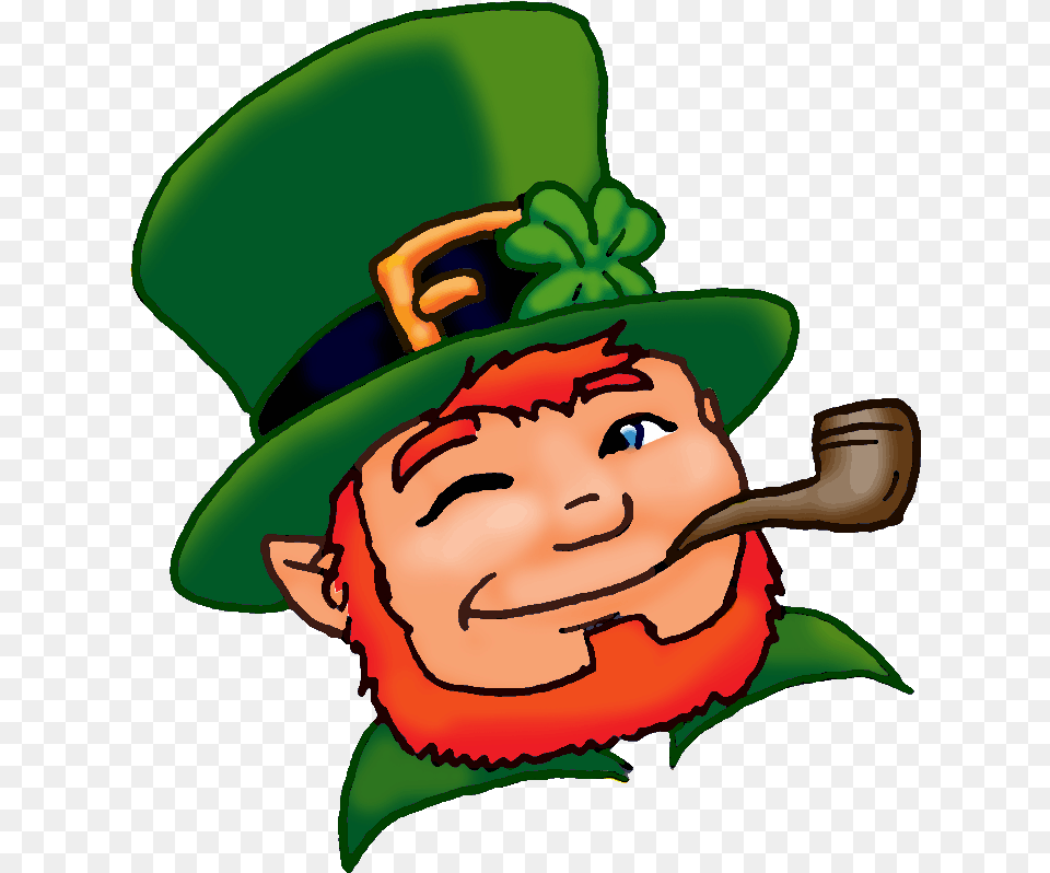 Leprechaun Smoking A Pipe, Clothing, Hat, Baby, Person Free Png