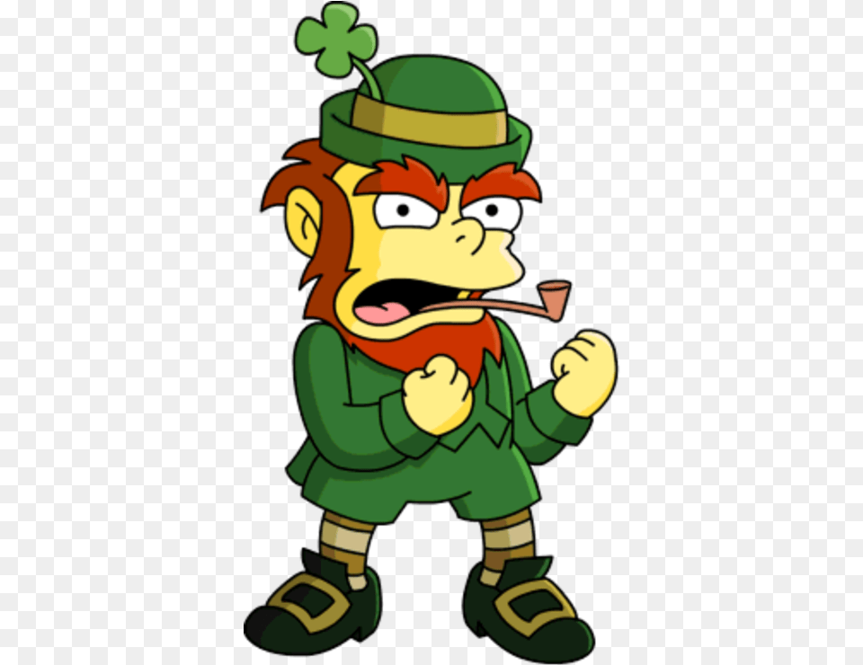 Leprechaun Tapped Out Irish Leprechaun Simpsons, Cartoon, Baby, Person Free Transparent Png