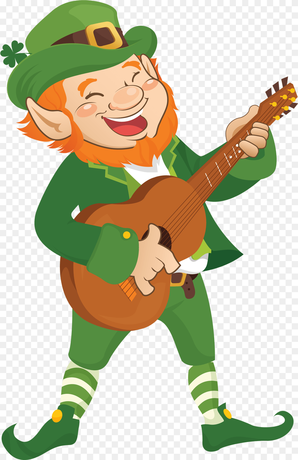 Leprechaun The Elf Song Frame Clipart Leprechaun Song, Baby, Person, Guitar, Musical Instrument Free Png Download