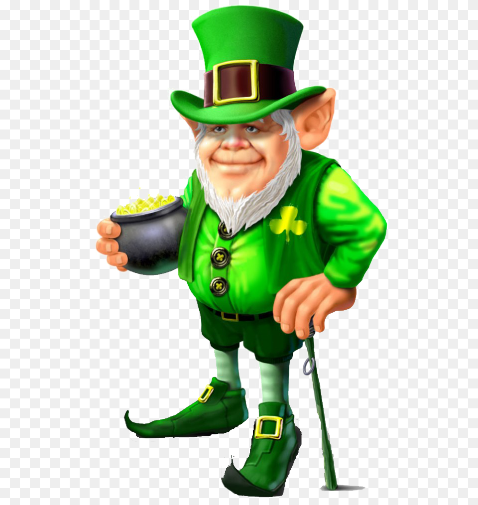 Leprechaun Transparent St Patricks Day, Clothing, Costume, Person, Baby Free Png Download