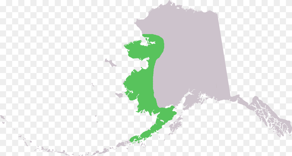 Lepus Othus Range In Ak Alaska Map Clipart, Water, Sea, Land, Nature Png Image