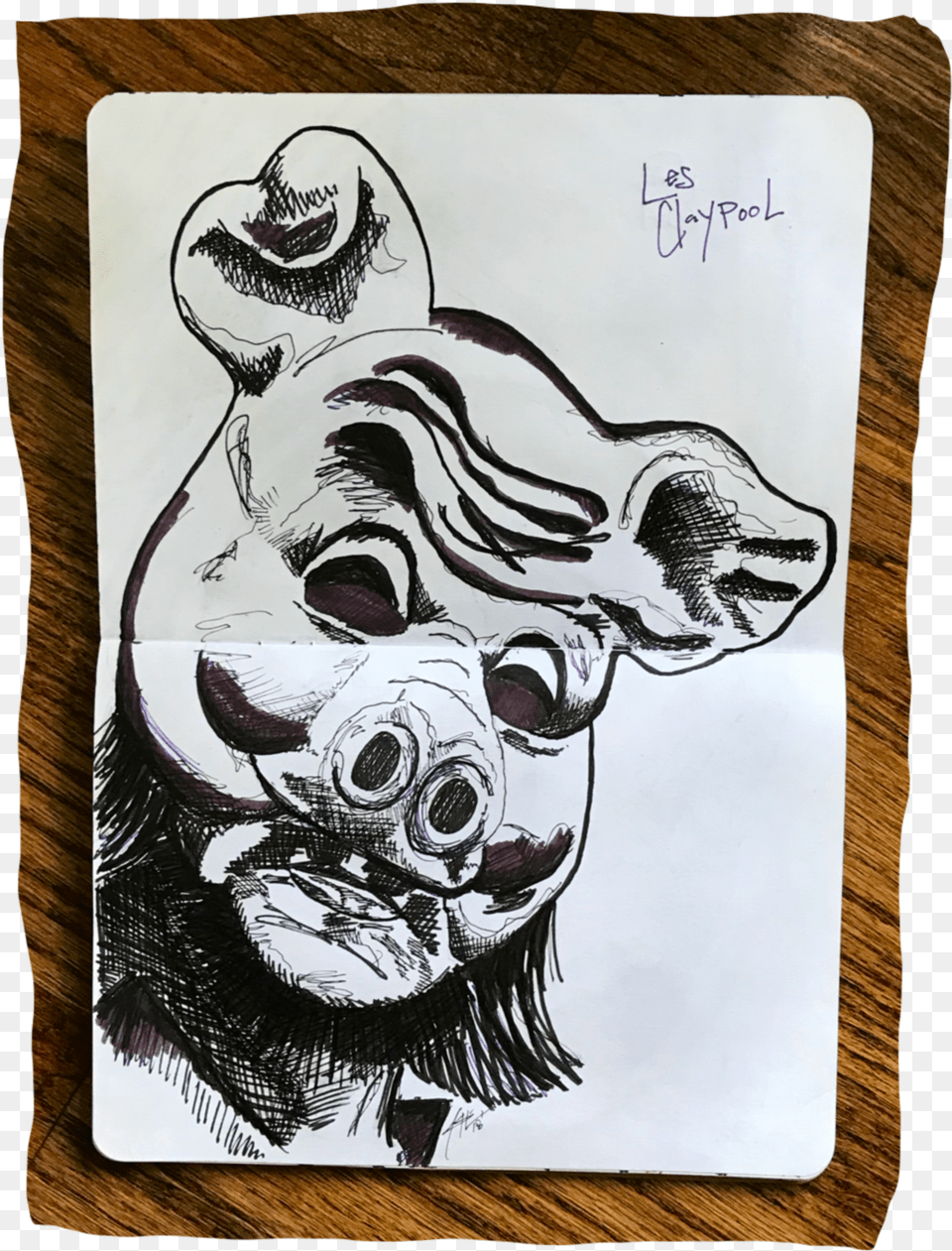 Les Claypool, Art, Drawing, Adult, Male Png