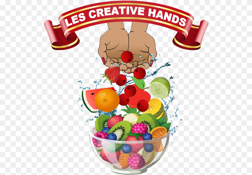 Les Creative Hands Llc Logo, Cream, Dessert, Ice Cream, Food Free Png Download