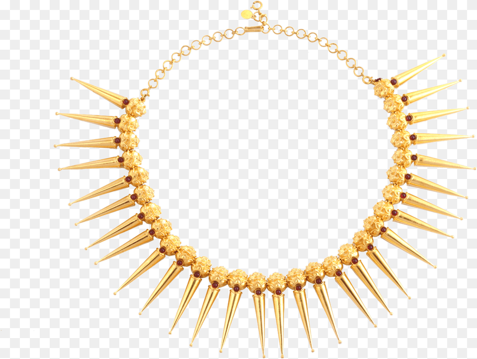 Les Muses Bm Prerna Jewellery Avni Gold Ruby 3 Min Necklace, Accessories, Jewelry Free Png