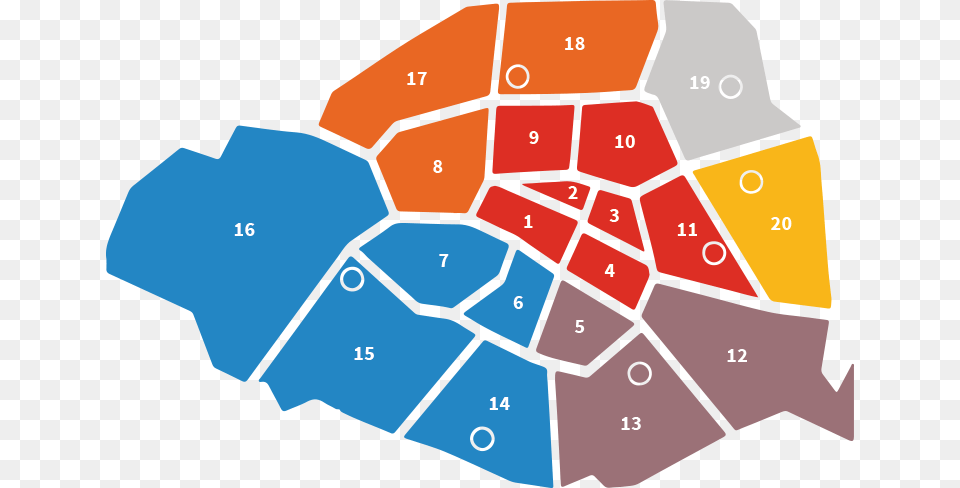 Les Sites De La Mission Locale De Paris Sont Ouverts Carte Arrondissement Paris Png