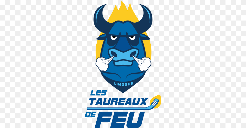 Les Taureaux De Feu Limoges Logo, Baby, Person, Face, Head Free Png Download