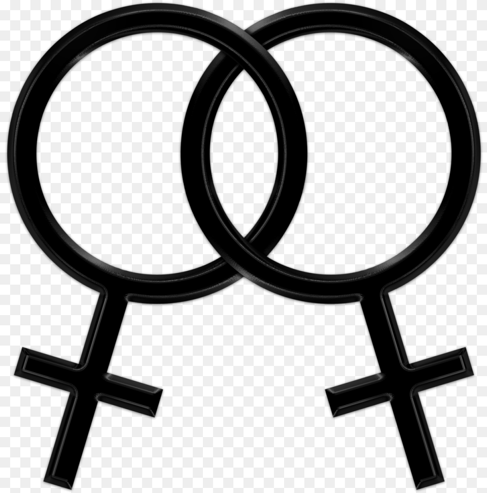 Lesbian Sign, Black Png Image
