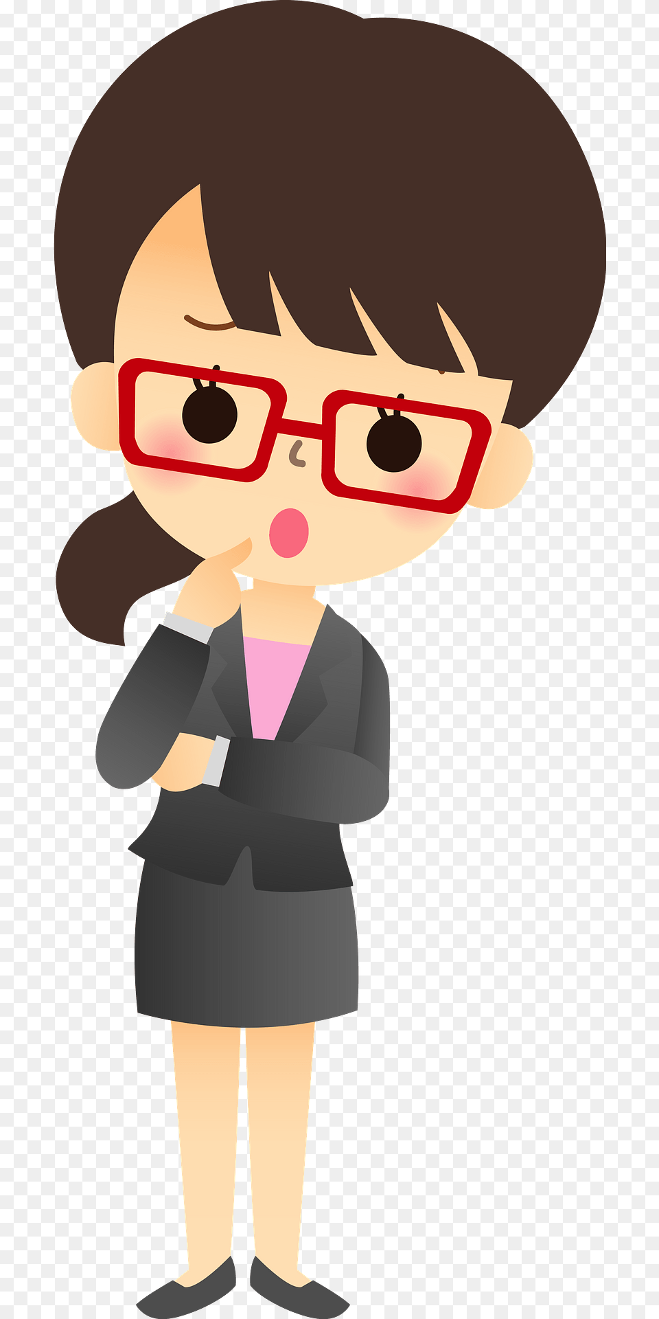 Leslie Businesswoman Clipart, Book, Comics, Publication, Accessories Free Transparent Png