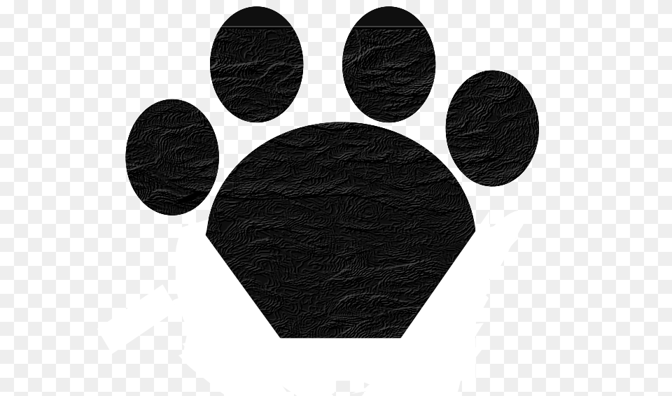 Lesnivila Black Cat Paw, Stencil Free Transparent Png