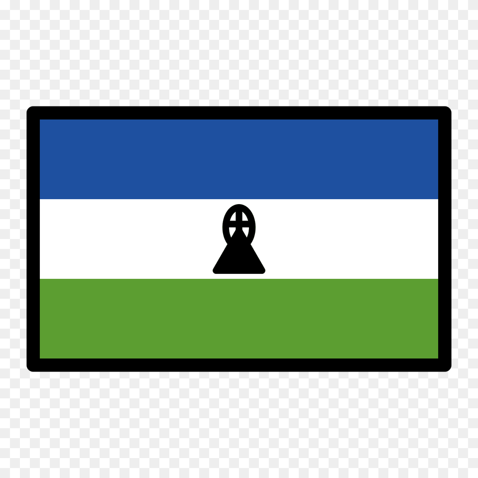 Lesotho Flag Emoji Clipart, Electronics, Screen Png
