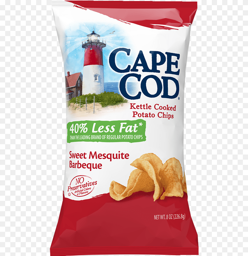 Less Fat Sweet Mesquite Barbeque Cape Cod White Cheddar And Sour Cream, Snack, Food, Tower, Lighthouse Free Png