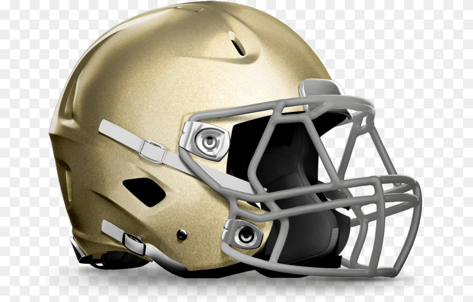 Less Is More 6 College Football Teams With Nothing Notre Dame Football Helmet, American Football, Person, Playing American Football, Sport Free Png Download