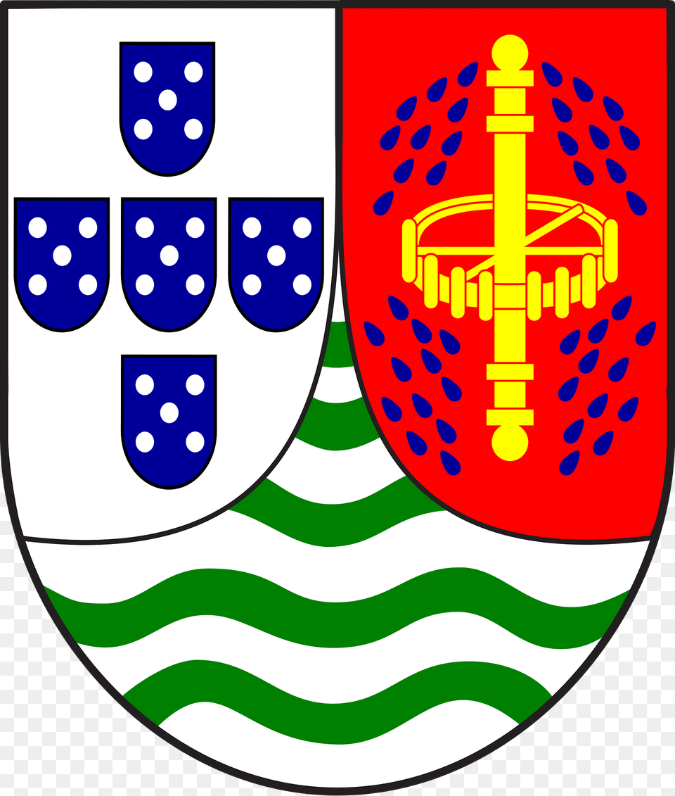 Lesser Coat Of Arms Of Portuguese Sao Tome And Principe Clipart, Armor, Shield Free Transparent Png
