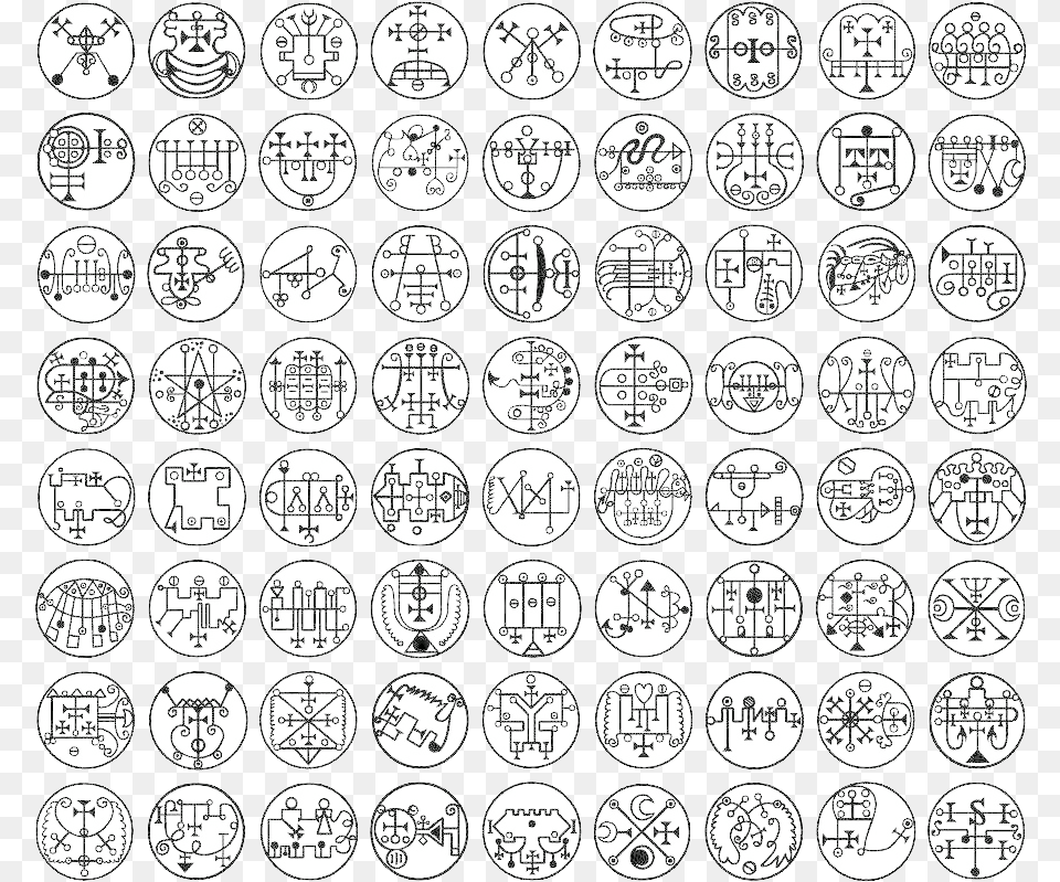 Lesser Key Of Solomon Sigils, Pattern, Text, Car, Transportation Free Png