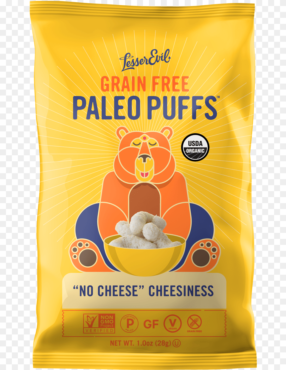 Lesserevil Lesser Evil Paleo Puffs, Animal, Bear, Mammal, Wildlife Png Image