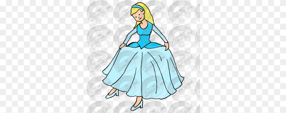 Lessonpix Mobile Cinderella Outline, Cape, Clothing, Fashion, Baby Png