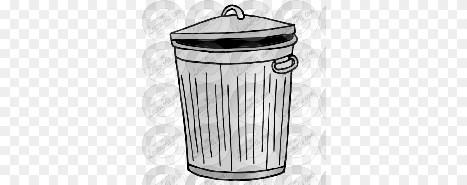Lessonpix Mobile Clip Art, Can, Tin, Trash Can Free Png