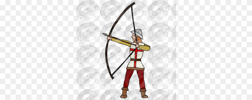 Lessonpix Mobile Longbow, Archer, Archery, Bow, Person Free Png