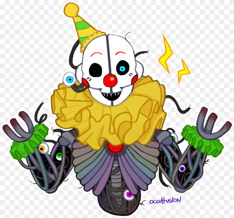 Let Ennard Dress Like A Clownps You Can Buy This Cartoon, Performer, Person, Baby, Clown Free Png