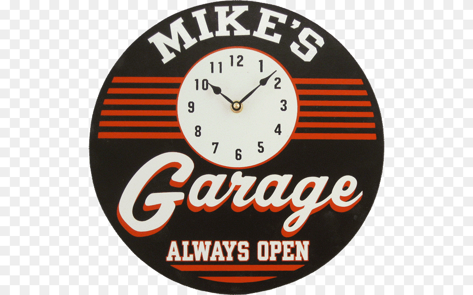 Let Everyone Know Your Garage Is Always Open When You Man Cave, Clock, Wall Clock Free Png Download
