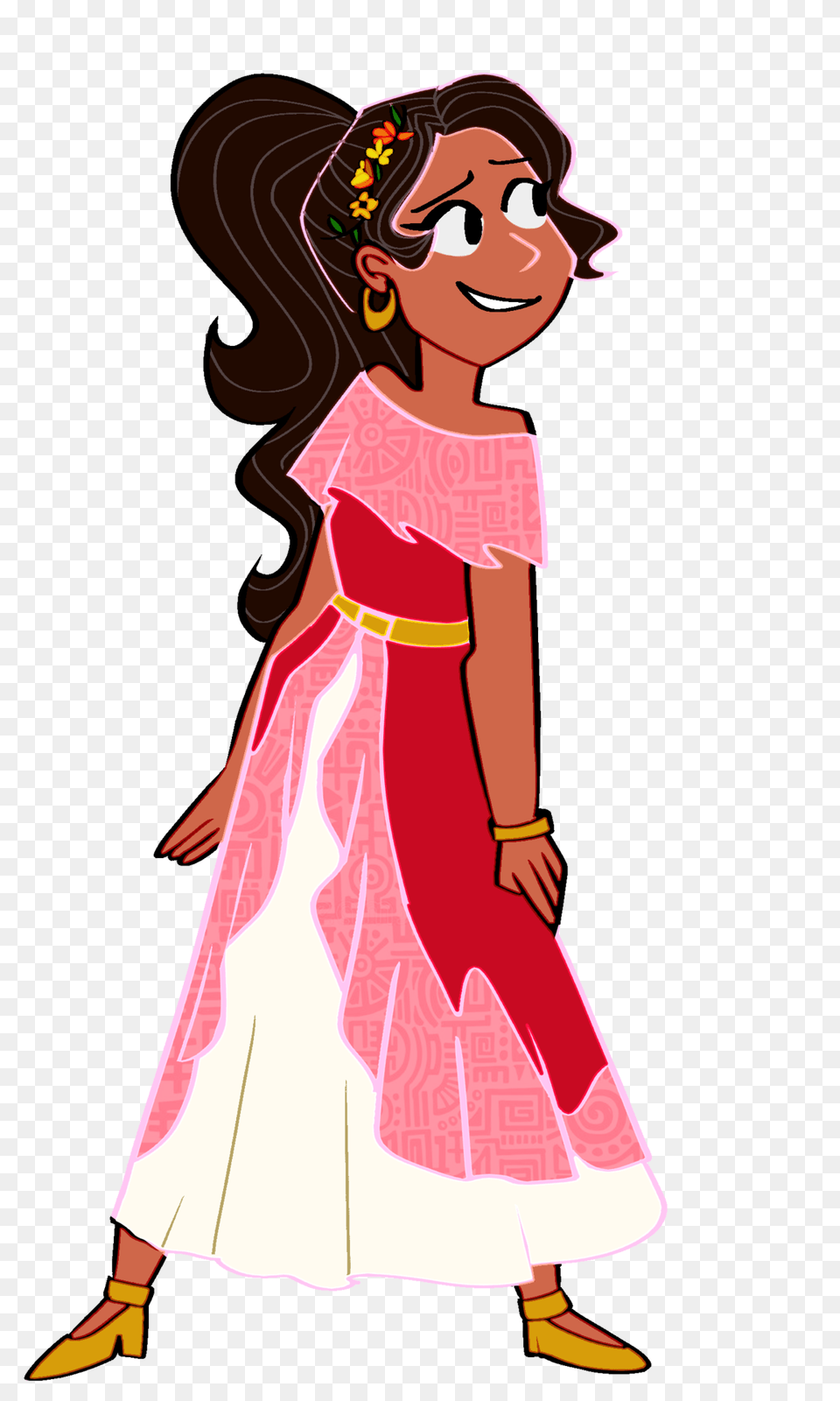 Let Her Royal Reign Begin Thedisneyfan Elena Of Avalor Is One, Person, Child, Clothing, Dress Free Transparent Png