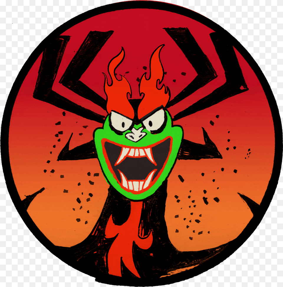 Let It Burn Anime Samurai Jack Transparent, Person, Logo Free Png Download