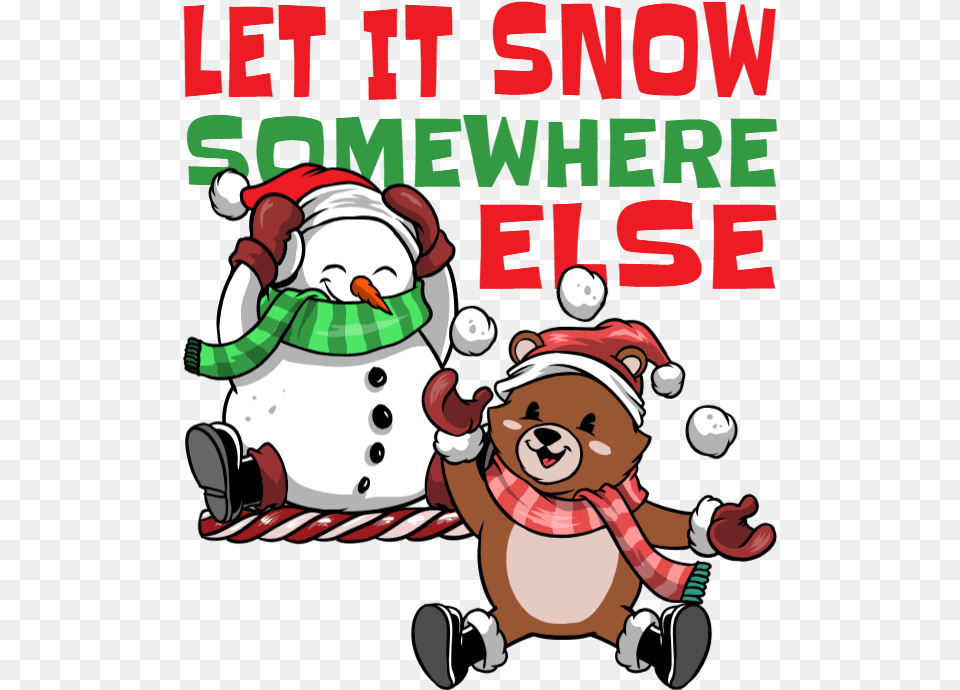 Let It Snow Cartoon, Nature, Outdoors, Winter, Person Png