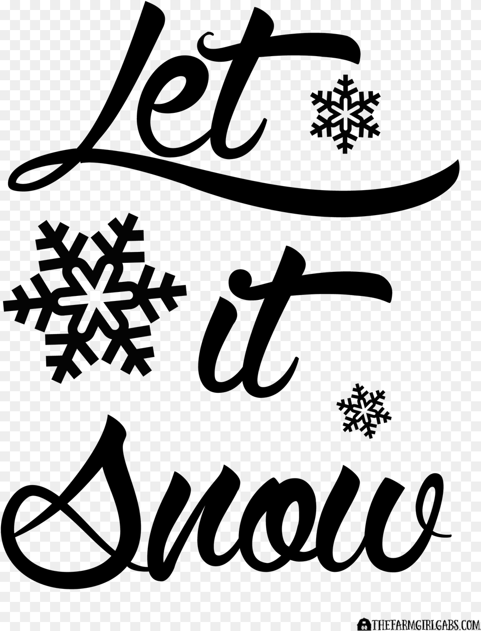 Let It Snow Printable From Rock It Baby, Nature, Outdoors, Snowflake Png