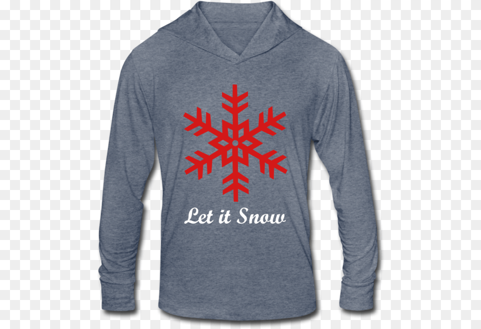 Let It Snow Snowflake Shirt, Clothing, Knitwear, Long Sleeve, Sleeve Png