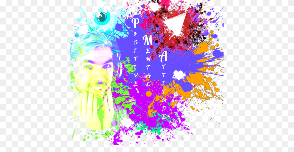 Let Pma Be A Splash Of Positivity In Your Life Jack The Rippers Lrling, Art, Collage, Graphics, Purple Free Png Download