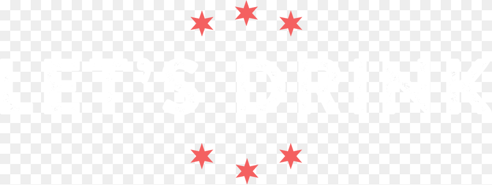 Let S Eat Amp 6 Red Stars For Six Corners Chicago Graphic Design, Symbol, Text Png