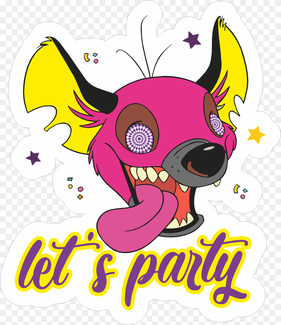 Let S Party Vector Sticker Cartoon, Art, Graphics, Purple, Book Free Transparent Png