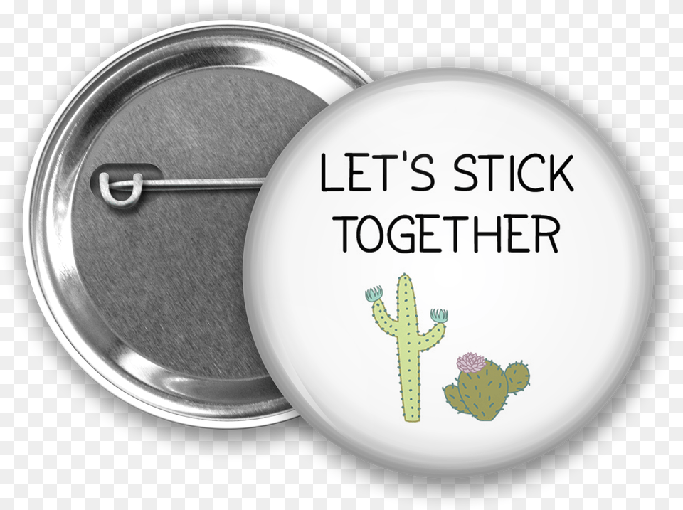 Let S Stick Together Button From Pin Back Button, Plate, Aluminium, Electronics, Hardware Free Png Download
