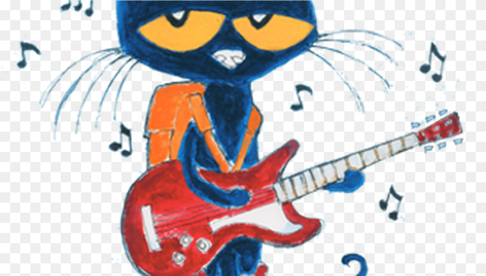 Let S Talk About Pete The Cat Clipart Pete The Cat, Guitar, Musical Instrument, Person, Face Free Png Download