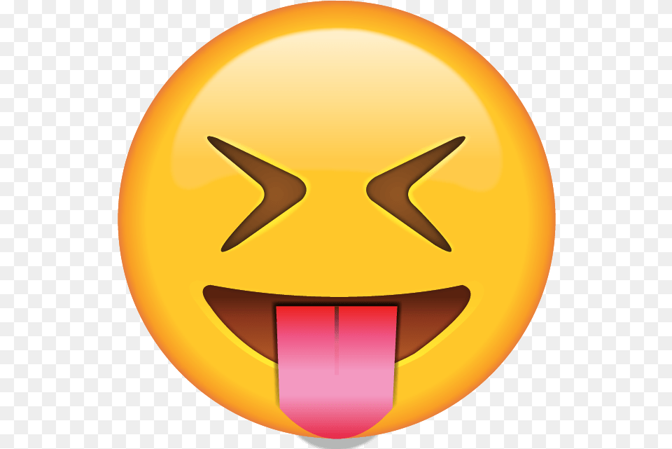 Let Someone Know You39re Laughing Hard And Just Teasing Laughing Tongue Out Emoji, Disk, Nature, Outdoors, Sky Free Png