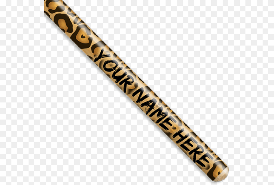 Let The Animal Out With Leopard Print Custom Drumsticks Add, Cricket, Cricket Bat, Sport, Sword Free Transparent Png