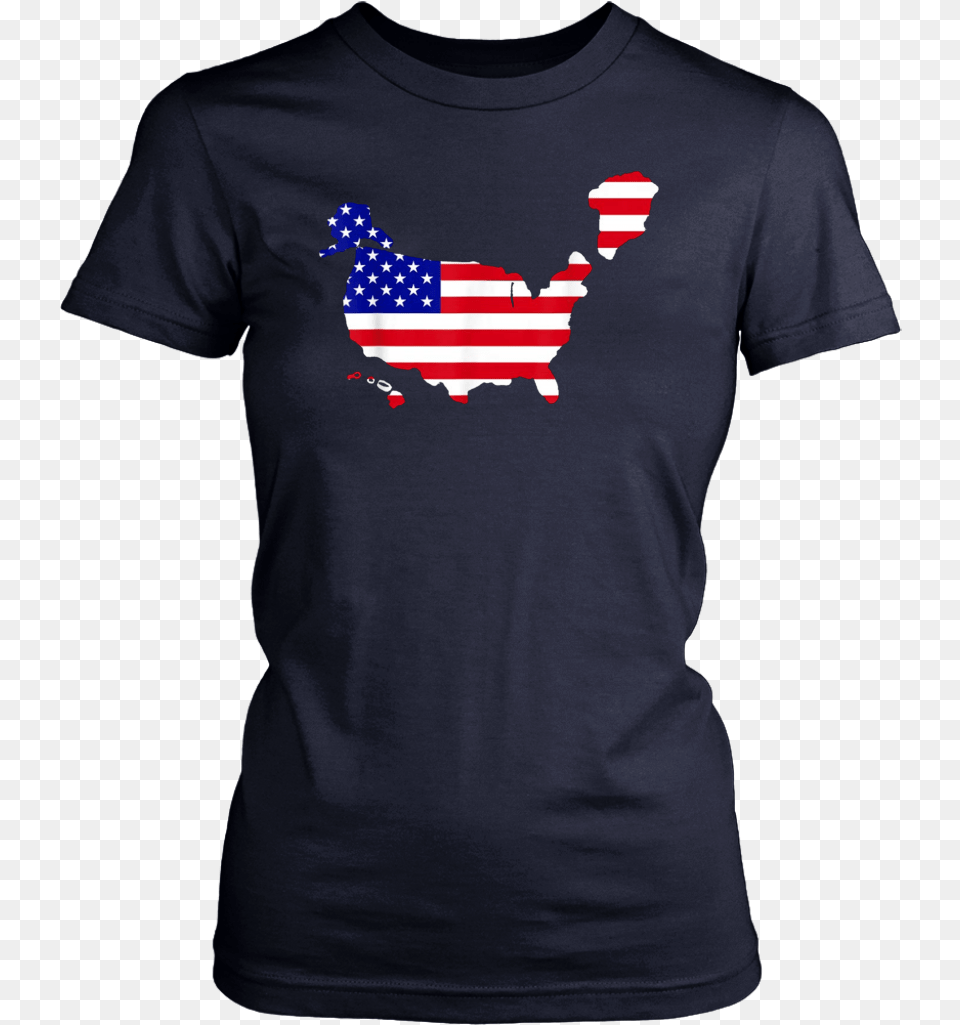 Let The Fields And All, Clothing, T-shirt, American Flag, Flag Free Png