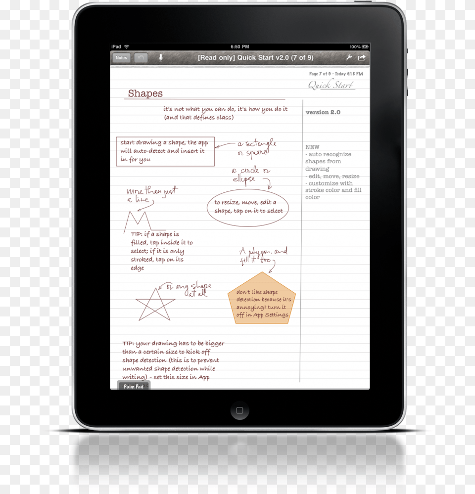 Let You Draw A Basic Shape With Your Finger Auto Detect Ebook Sony, Computer, Electronics, Tablet Computer, Chart Free Png Download