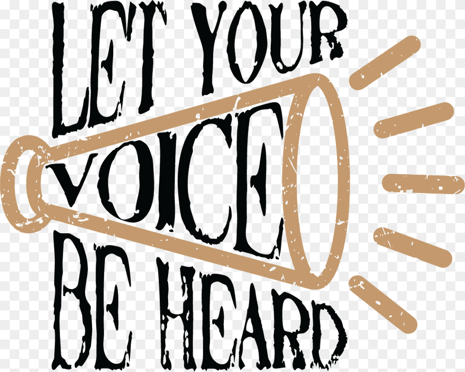 Let Your Voice Be Heard Clipart Free Transparent Png