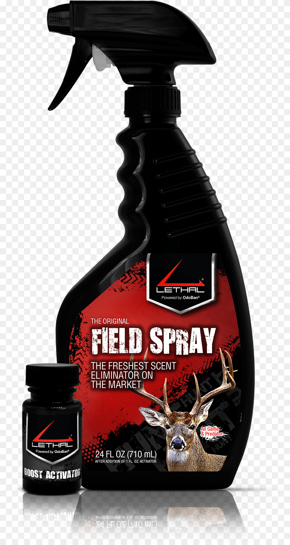 Lethal Field Spray Lethal Hunting, Bottle, Animal, Antelope, Mammal Free Png Download