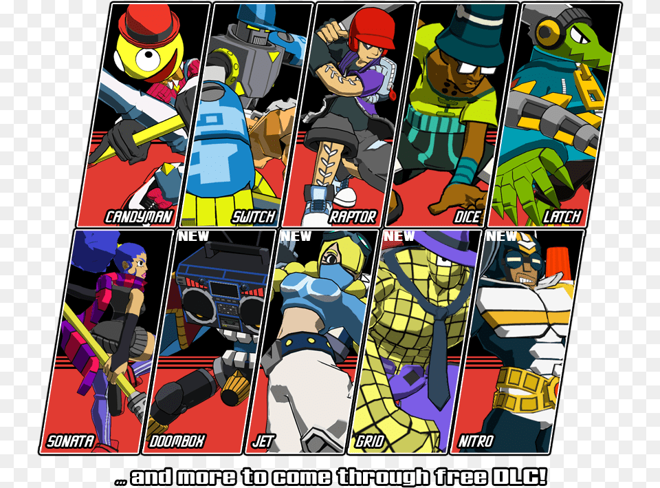 Lethal League Blaze Jet, Book, Comics, Publication, Person Png Image