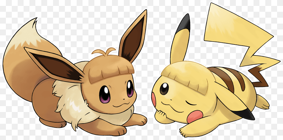 Letquots Go Pikachu And Letquots Go Eevee Let39s Go Pikachu Version Exclusive Pokemon, Animal, Mammal, Rabbit, Face Png