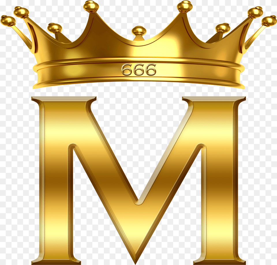 Letra M Letter M, Accessories, Jewelry, Crown, Gold Png