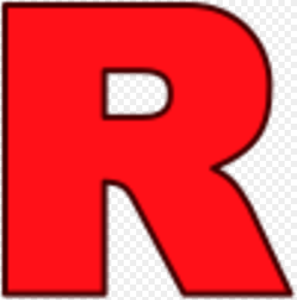 Letra R Team Rocket Team Rocket R, Number, Symbol, Text Free Png Download