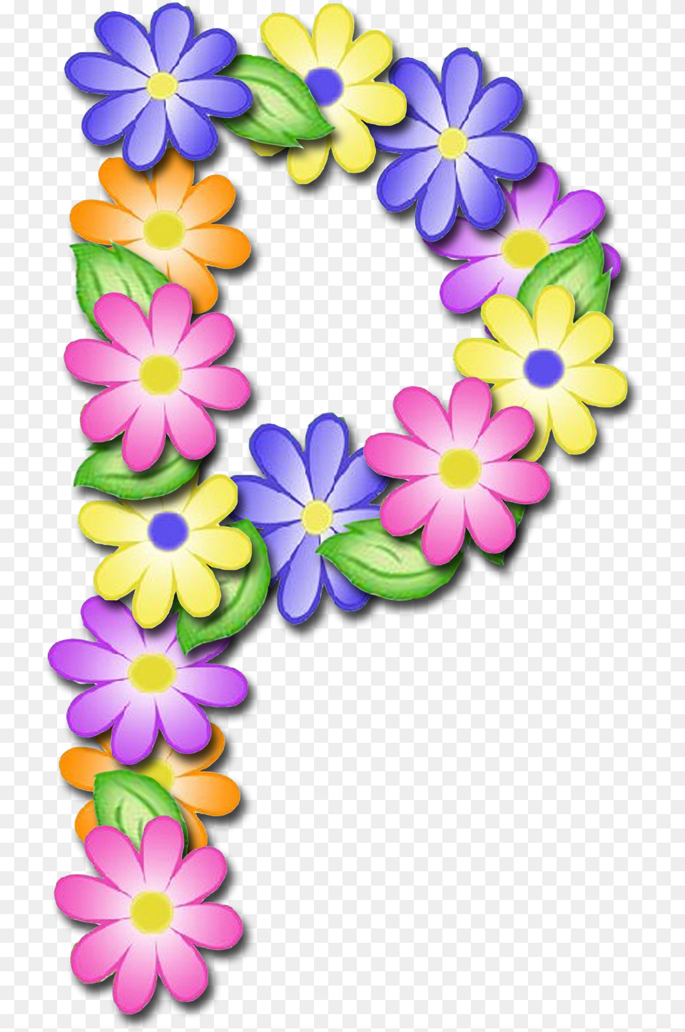 Letras De Flores P, Accessories, Daisy, Flower, Flower Arrangement Png Image
